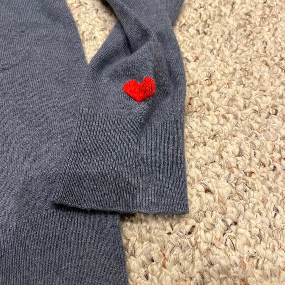 Sundance Mighty Polar Bear Sweater Sz S Blue Wool Blend Casual Preppy Novelty - Picture 3 of 7